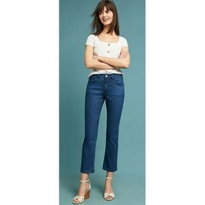 Anthropologie Pilcro High Rise Bootcut Jeans Crop